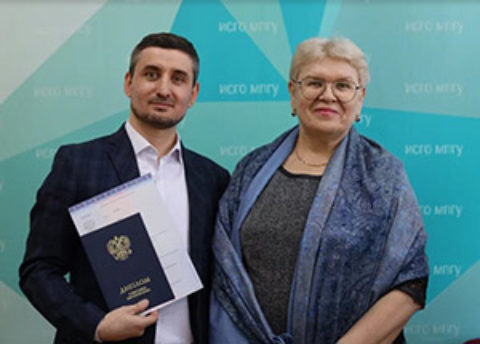 Ученый секретарь Совета улемов ДУМ РФ Ильяс Ганиев защитил магистерскую диссертацию в МПГУ