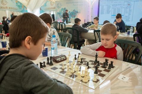 Первый детский шахматный блиц-турнир «Шатер Рамадана»