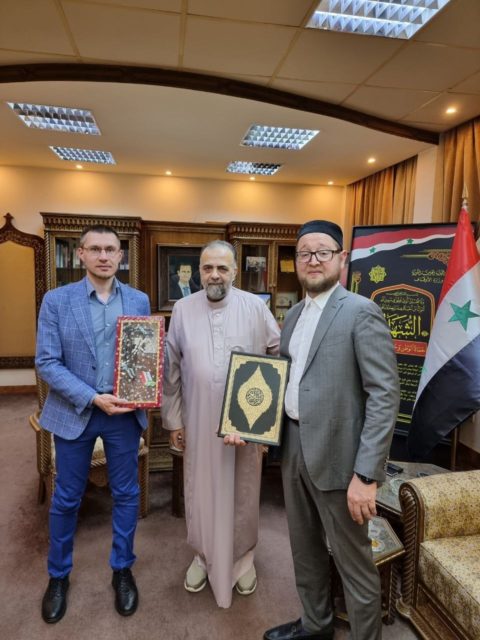 Делегация ДУМ РФ встретилась с министром по делам религии и вакуфов Сирии